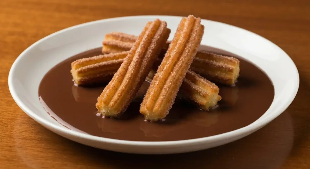 Churros con Chocolate.