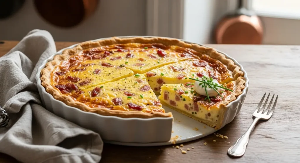 Quiche Lorraine.