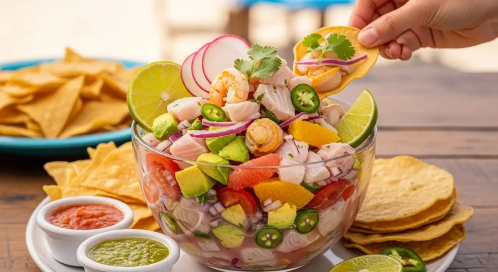 Ceviche Mexicano.